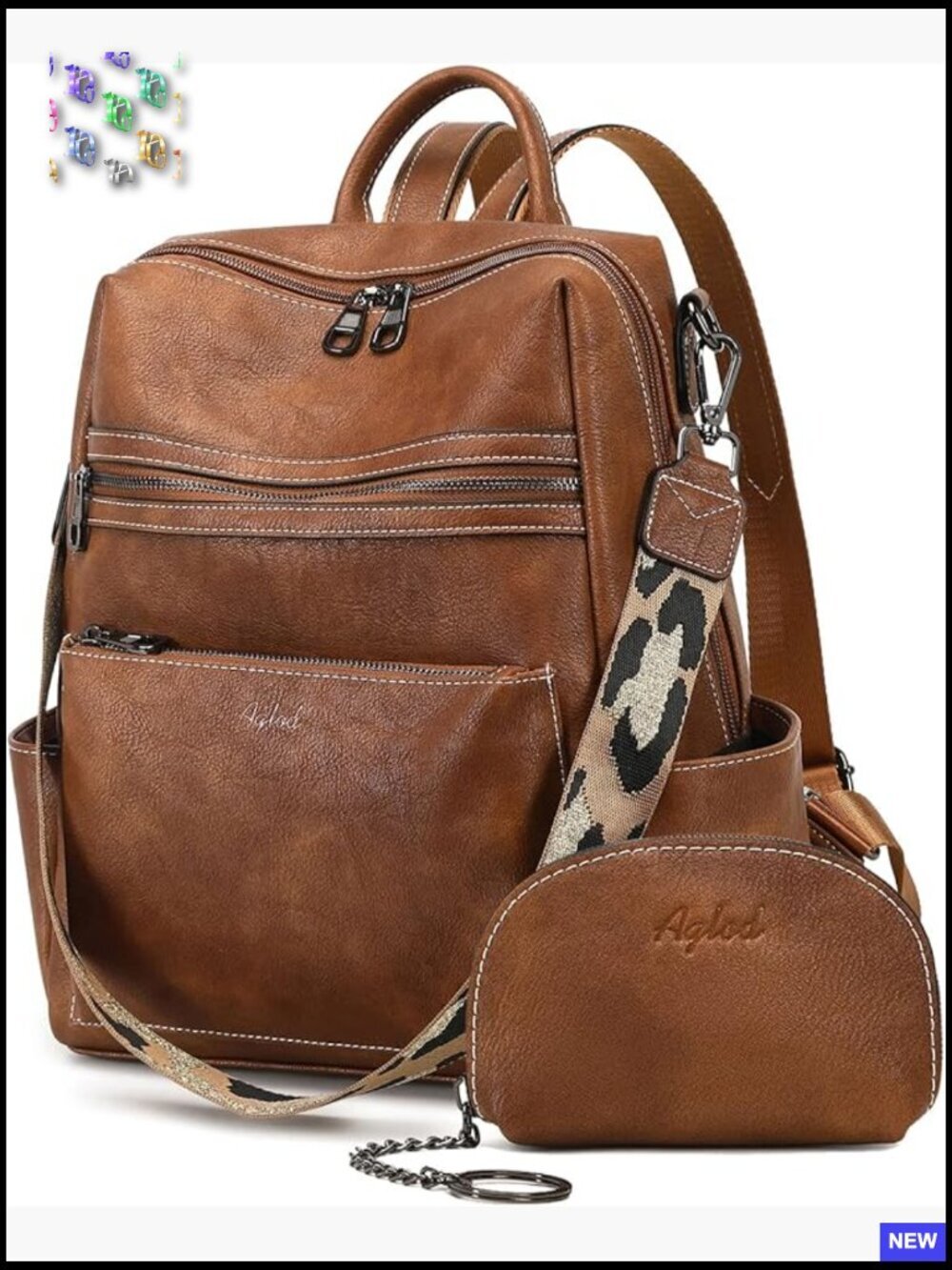 Leather Backpack Purse Women Convertible Shoulder Bag Fashion Work Travel